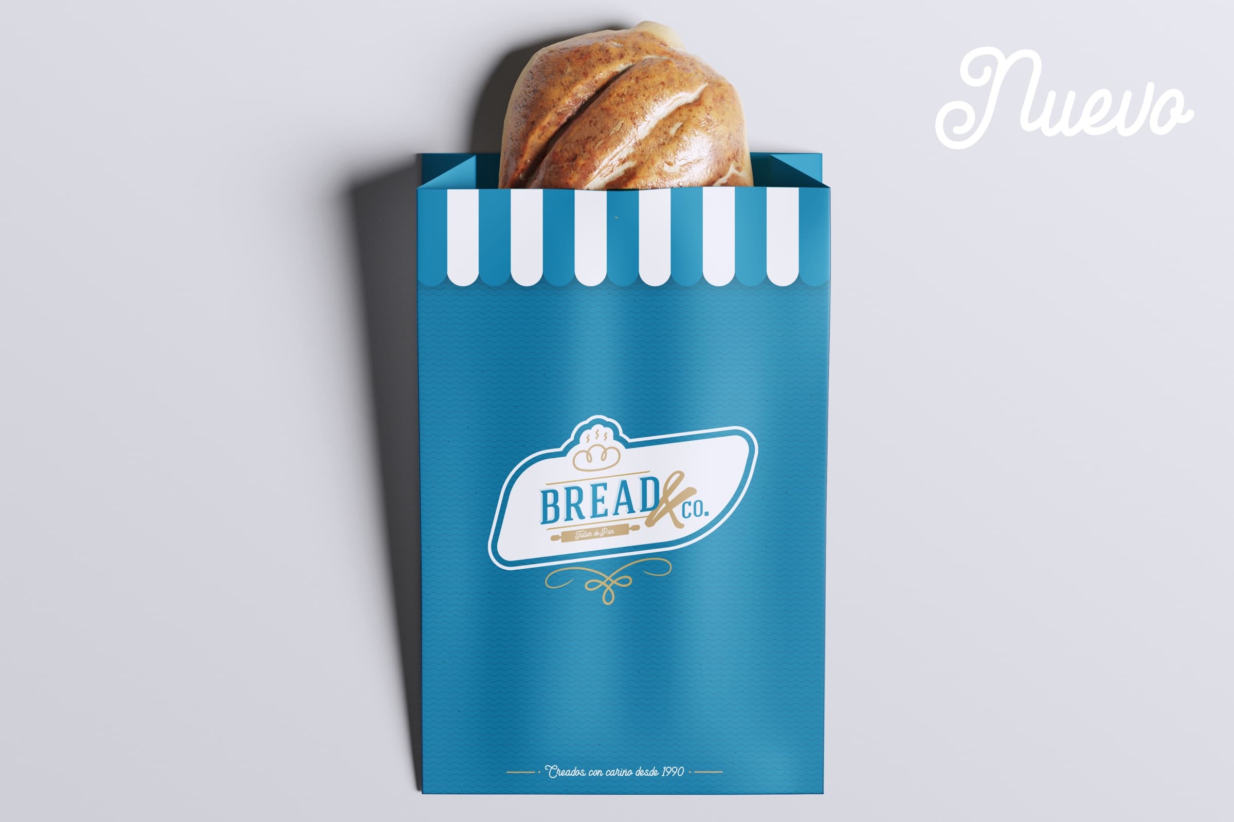 Aplicación final de la identidad Bread&Co